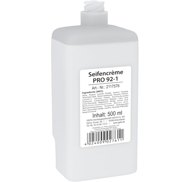 CLEAN and CLEVER PROFESSIONAL Seifencrème classic PRO 92-1