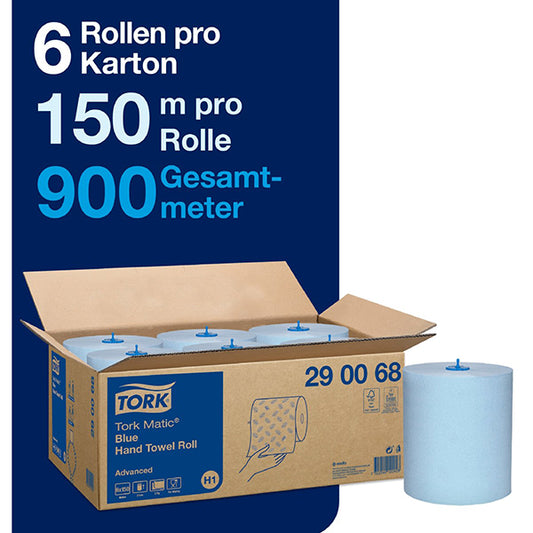 Tork Matic® blaues Rollenhandtuch