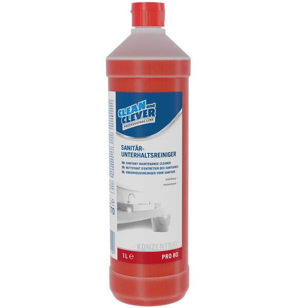 CLEAN and CLEVER PROFESSIONAL Sanitärunterhaltsreiniger PRO 80