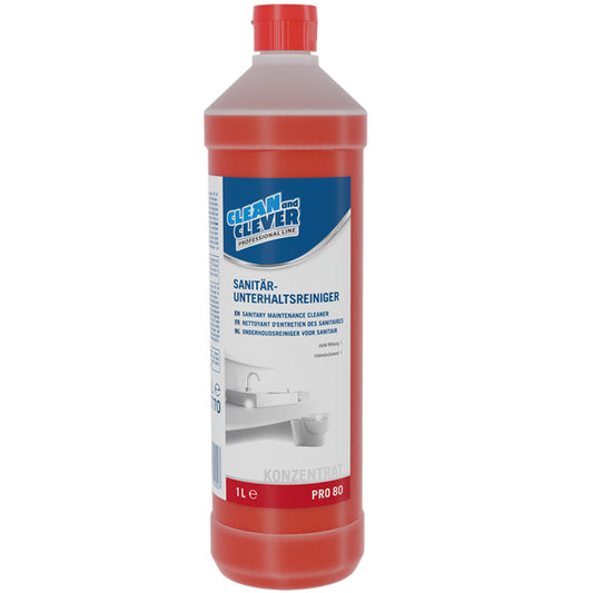 CLEAN and CLEVER PROFESSIONAL Sanitärunterhaltsreiniger PRO 80
