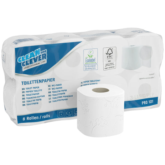 CLEAN and CLEVER PROFESSIONAL Toilettenpapier PRO 101